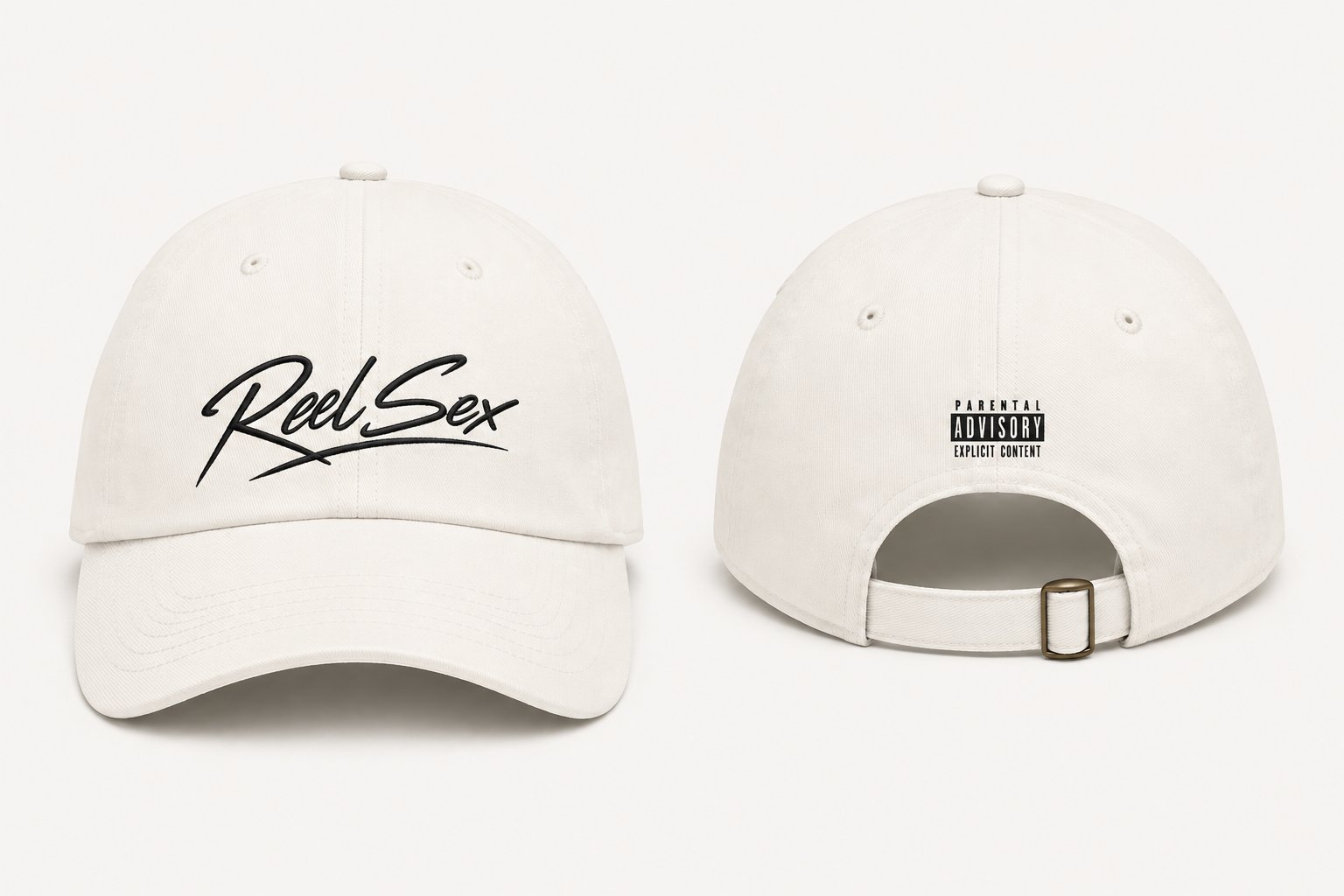 Cap — White / Black